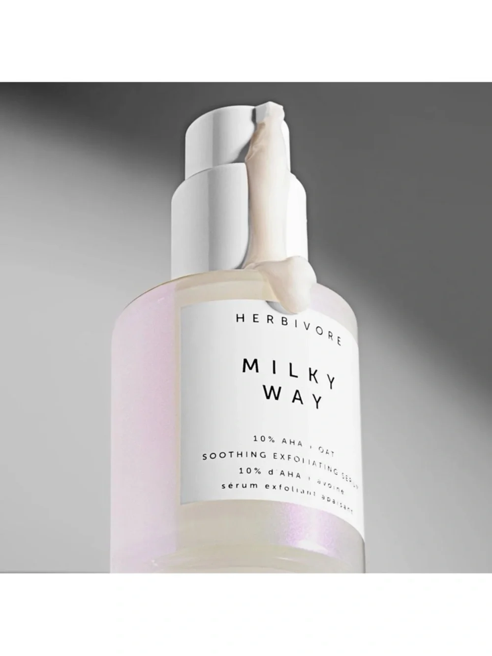 Herbivore Milky Way 10% AHA + Oat Soothing Exfoliating Serum 1oz